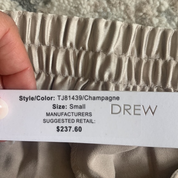 Designer Drew champagne silky pants! - Picture 3 of 3